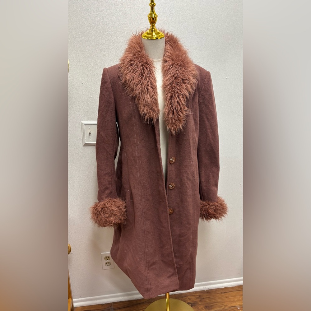 Y2K pink penny lane coat
